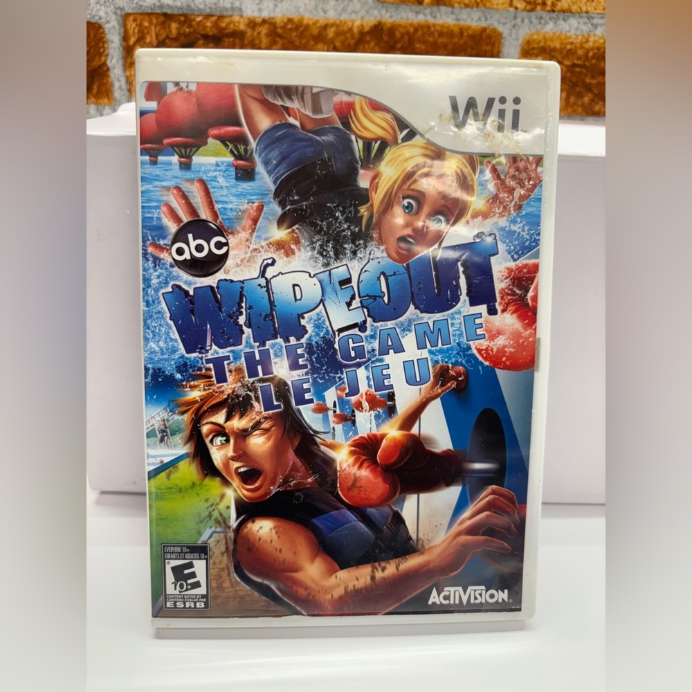 Nintendo Wii ABC Wipeout Video Game - Complete with Manual- Tested and Working